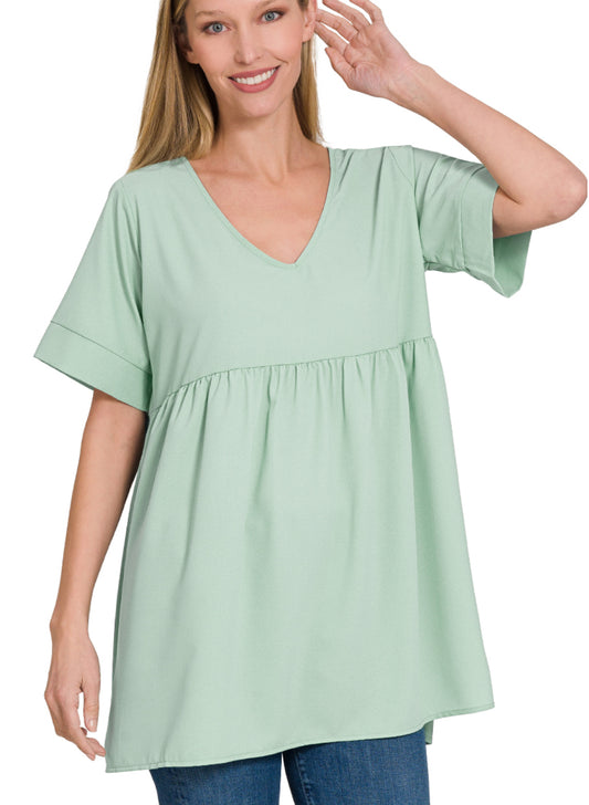 Shirring Light Green