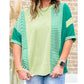 Green stripe patchwork