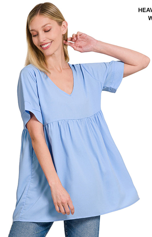Shirring Spring Blue